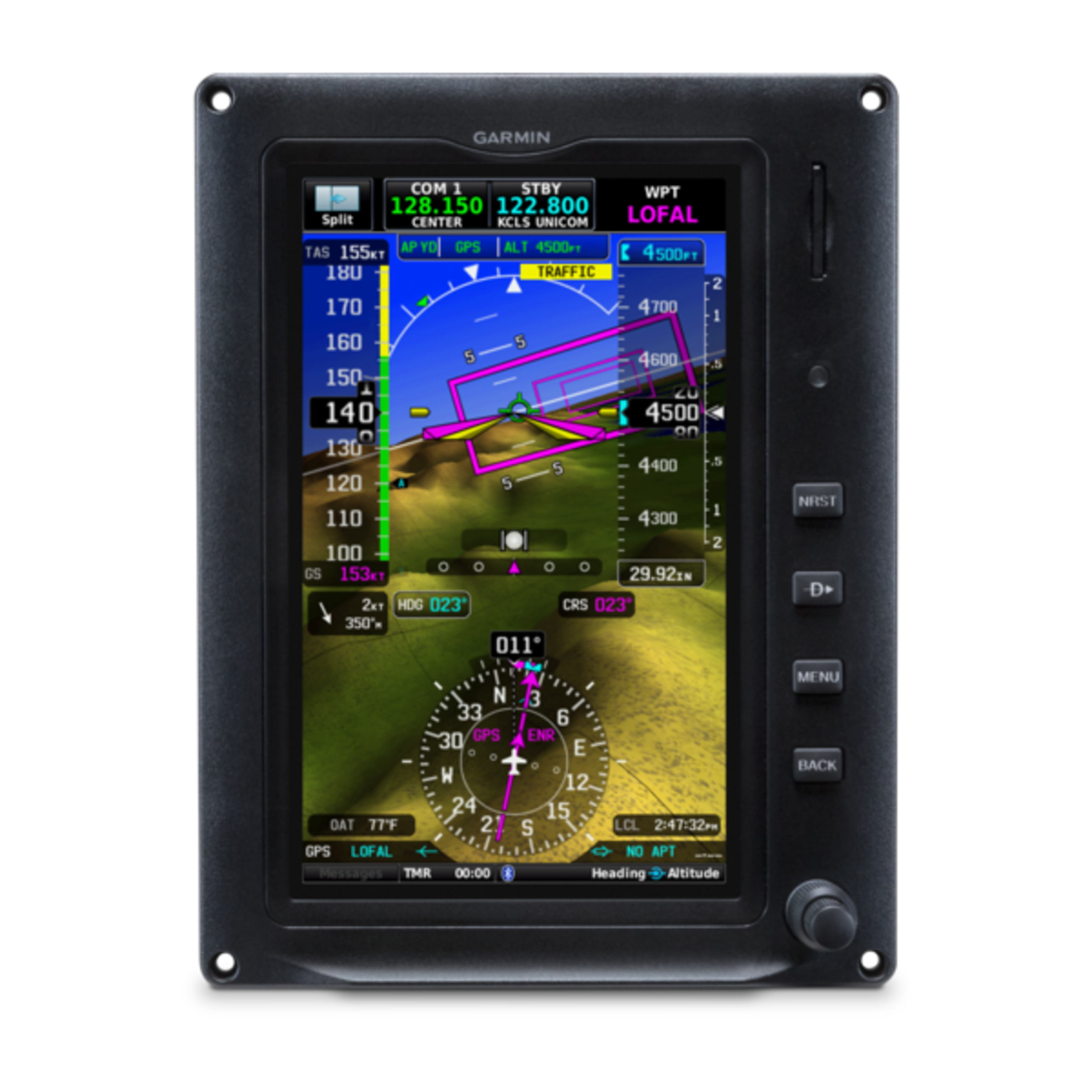 Garmin G3X Touch Flight Displays For Certificated Aircraft