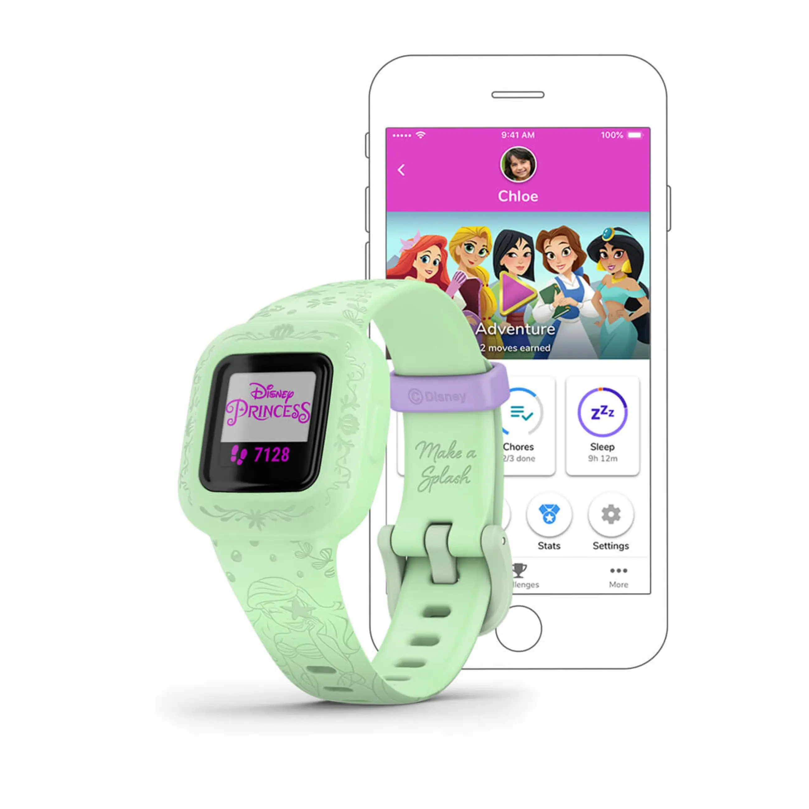 Garmin VíVofit Jr. 3 | Disney Princess Kids Fitness Tracker