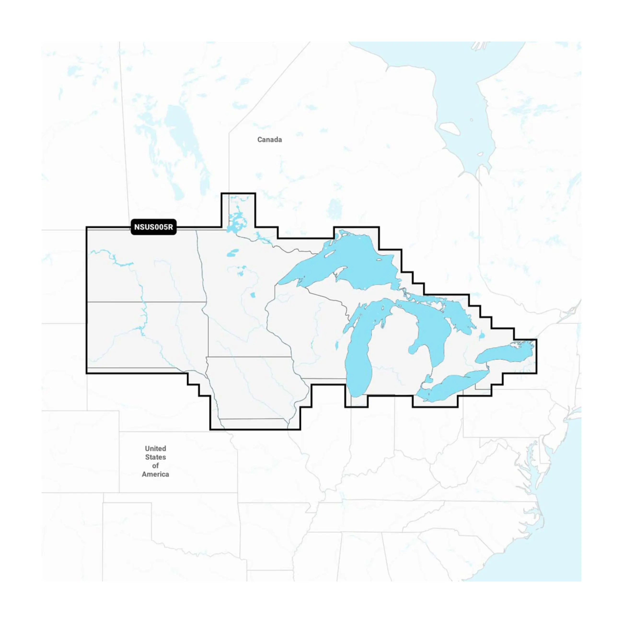 Garmin - Navionics Marine Charts | U.S. North & Great Lakes - Lakes, Rivers And Coastal
