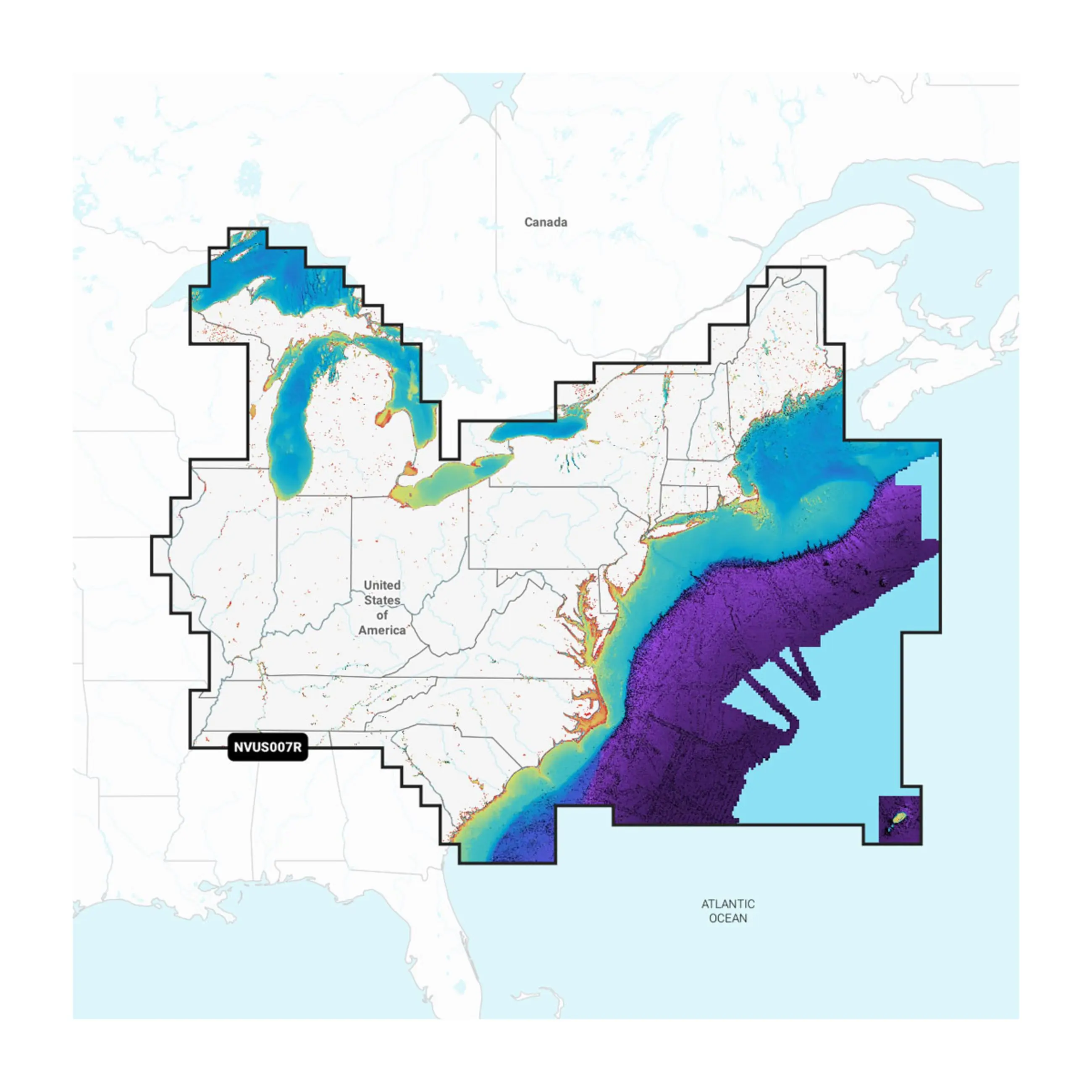 Garmin Navionics - U.S. East - Lakes, Rivers And Coastal Marine Charts