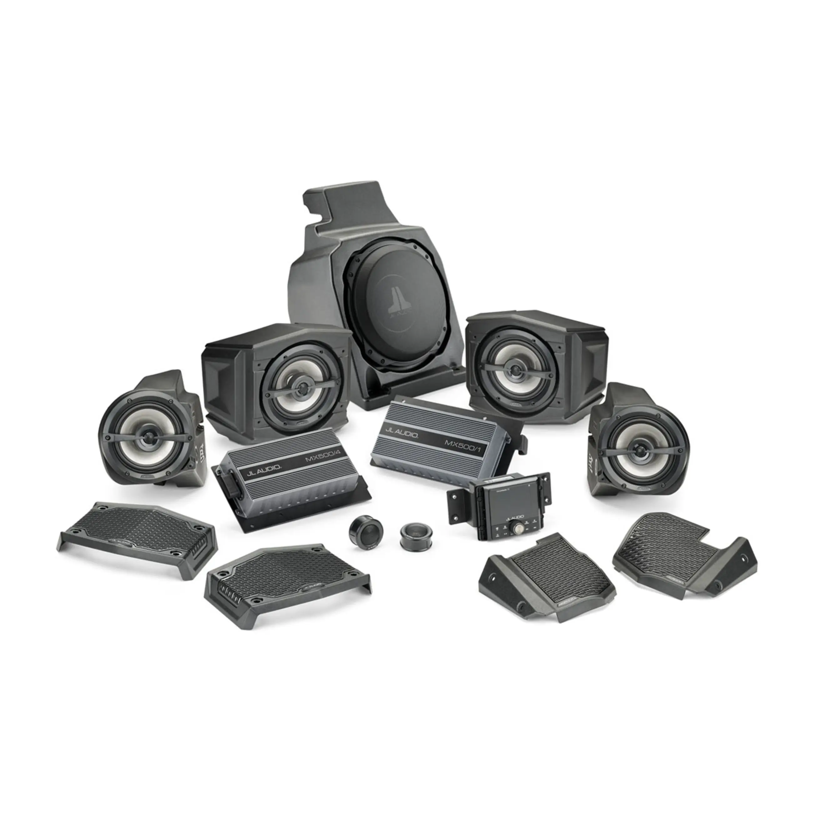 Jl Audio Slampak Audio System For Polaris Rzr With Mm55 | Garmin