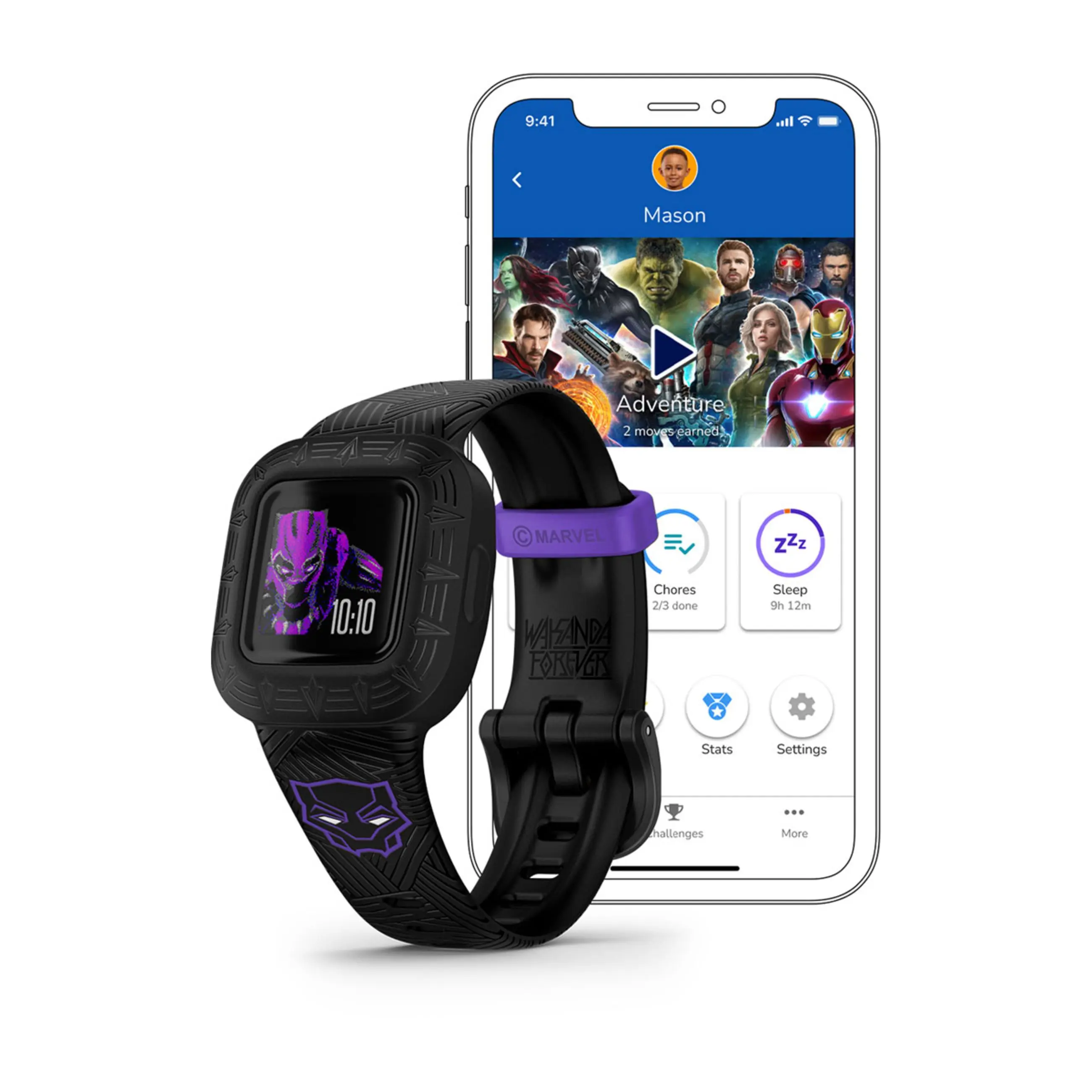 Garmin VíVofit Jr. 3 | Kids Fitness Tracker | Marvel