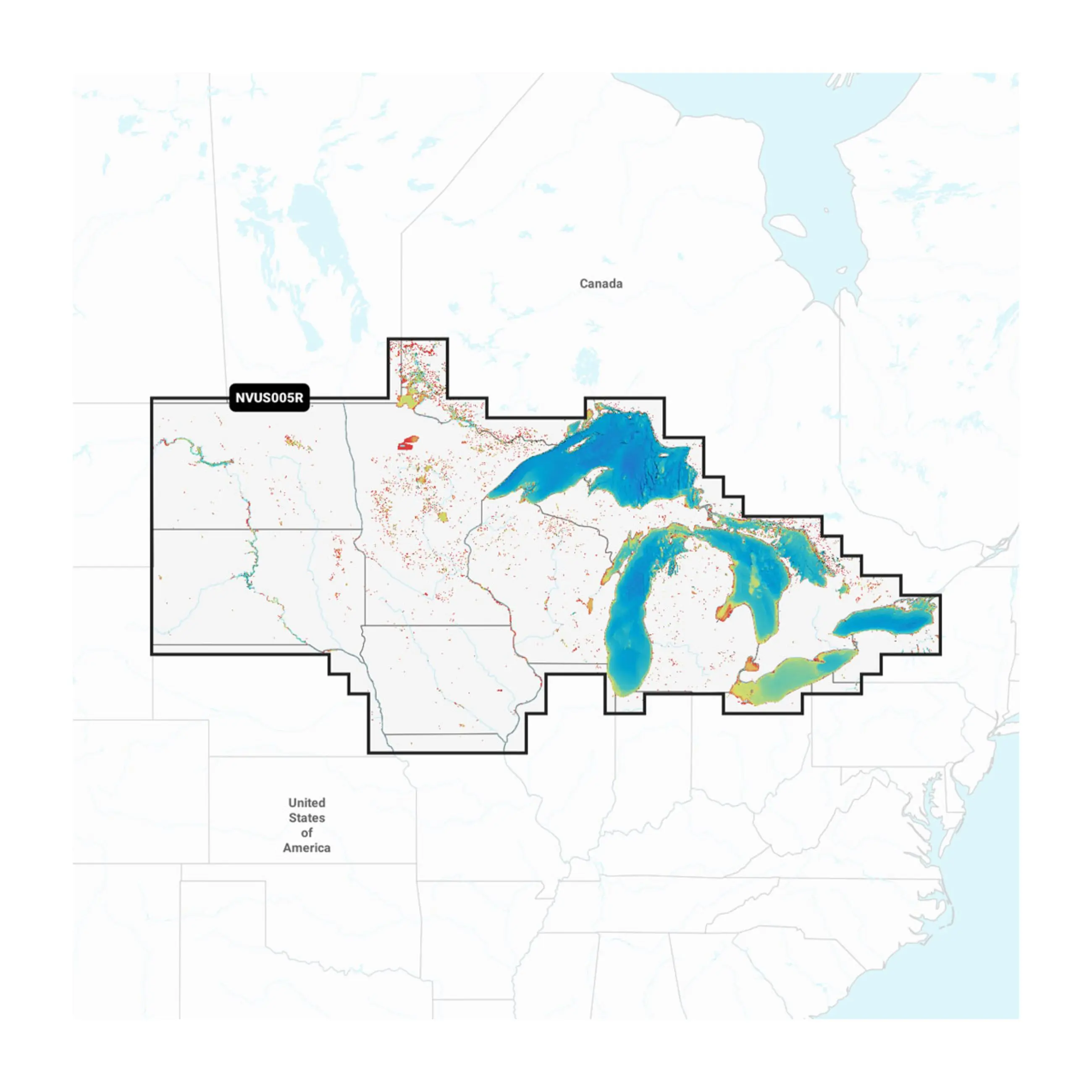 Garmin - Navionics Marine Charts | U.S. North & Great Lakes - Lakes, Rivers And Coastal