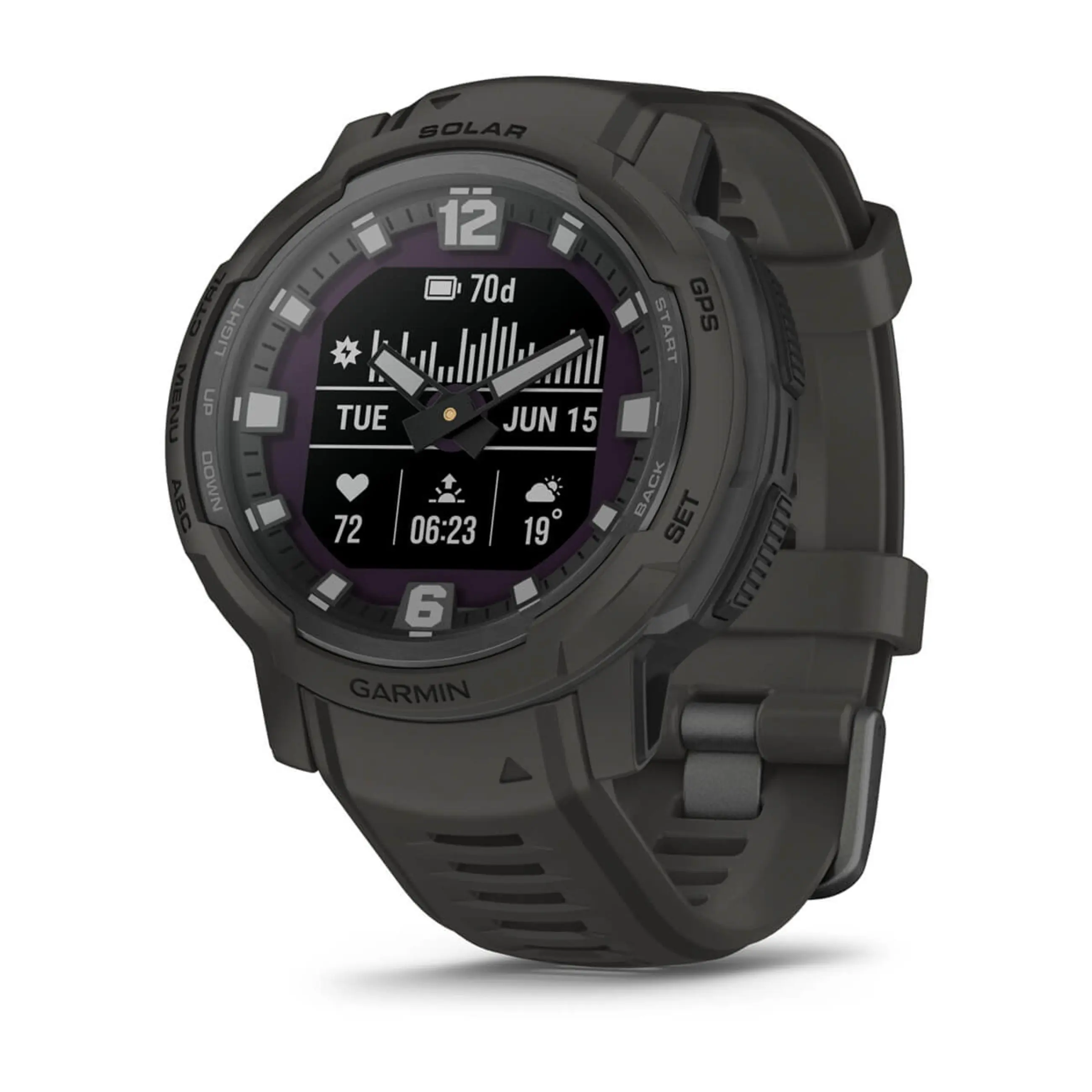 Garmin Instinct Crossover Solar | Rugged Hybrid Smartwatch