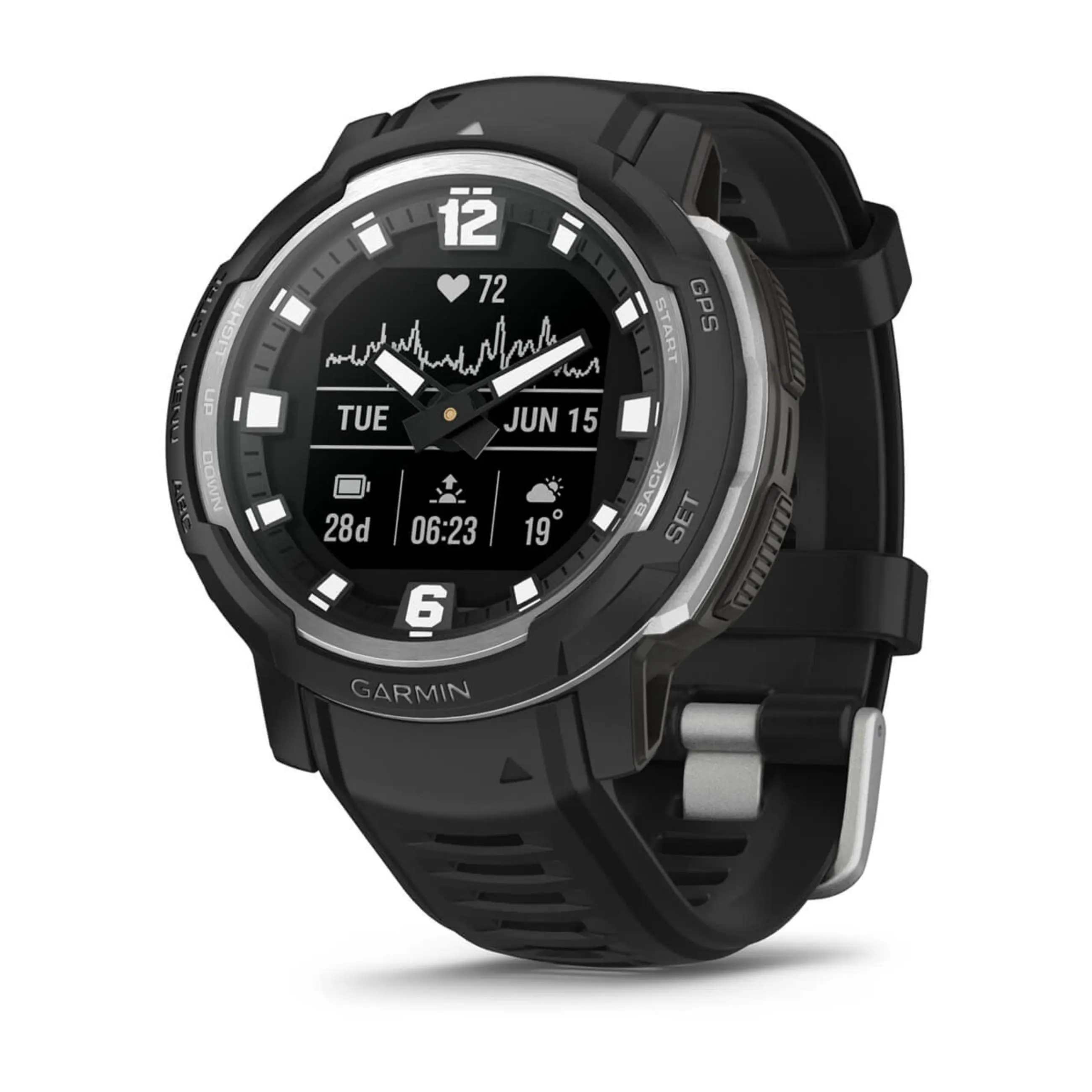 Garmin Instinct Crossover | Rugged Hybrid Smartwatch