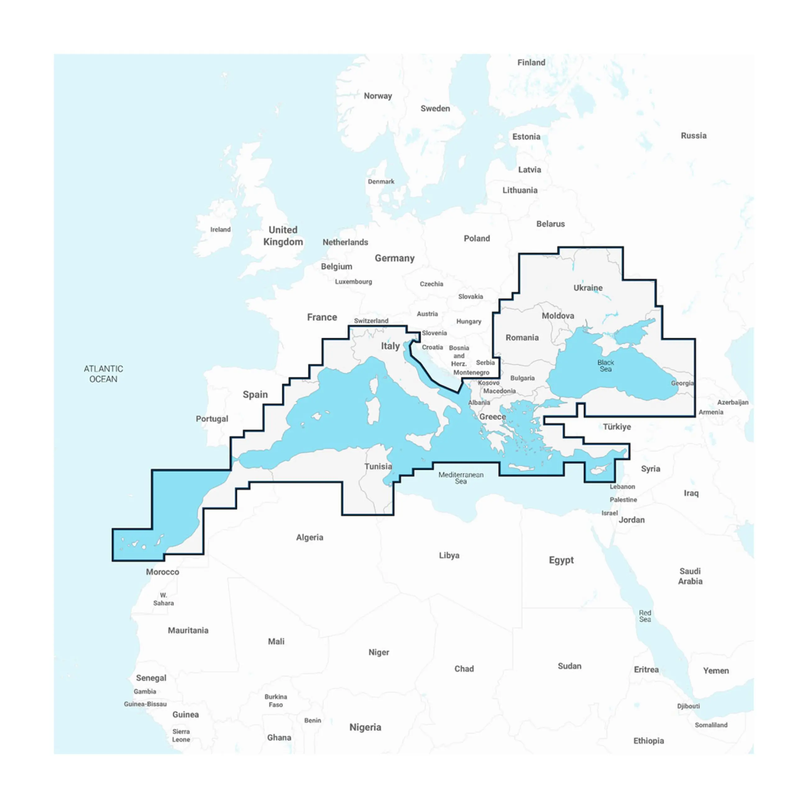Navionics Boating App | Mediterranean & Black Sea - Marine Charts