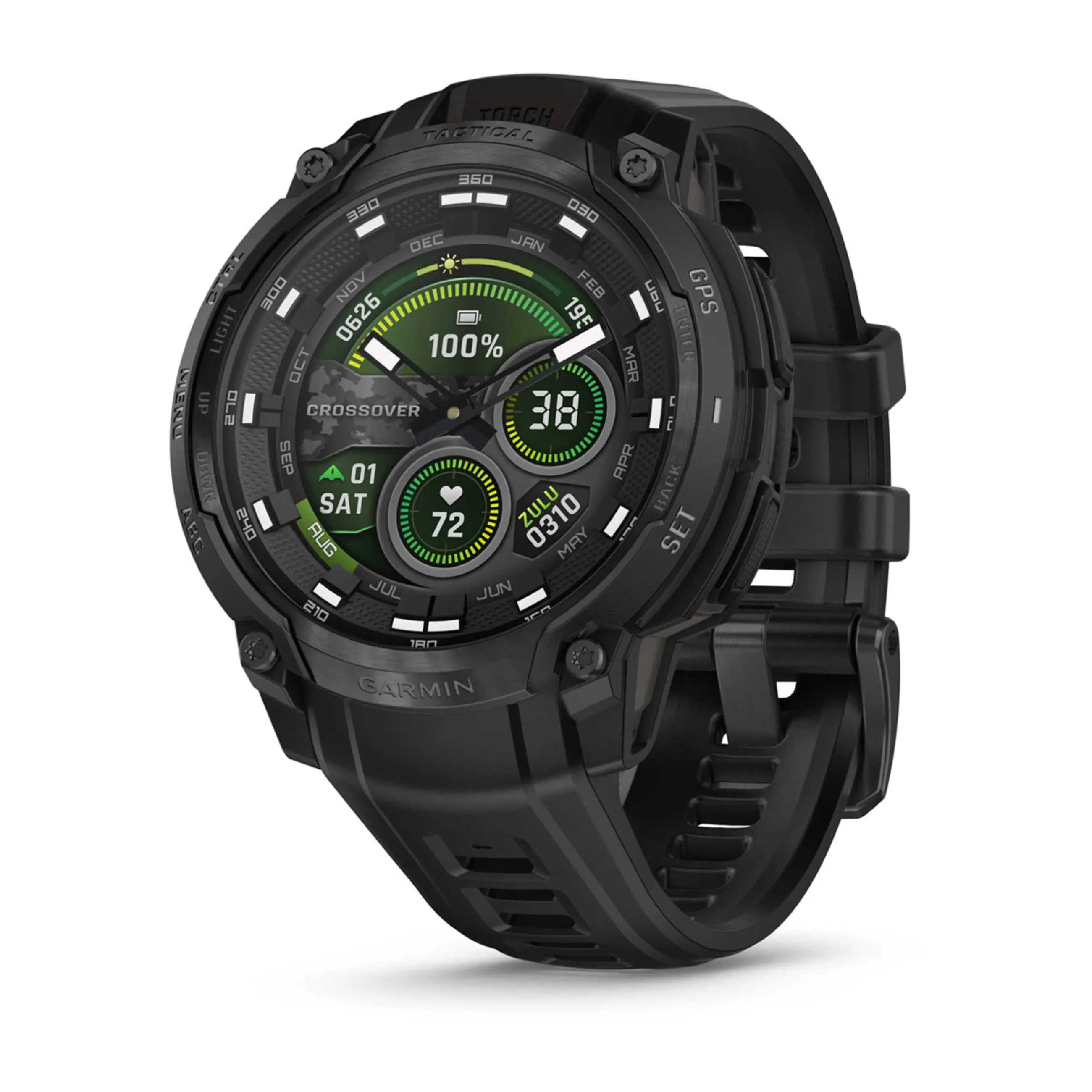 Garmin Instinct Crossover Amoled - Tactical Edition | Outdoor Watch