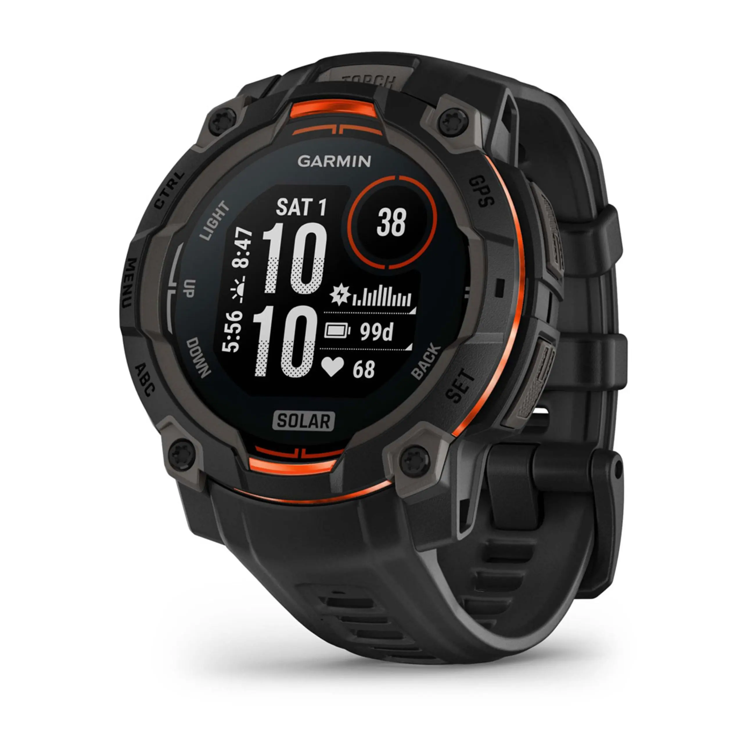 Garmin Instinct 3 | Rugged Solar Smartwatch With Gps | 45Mm